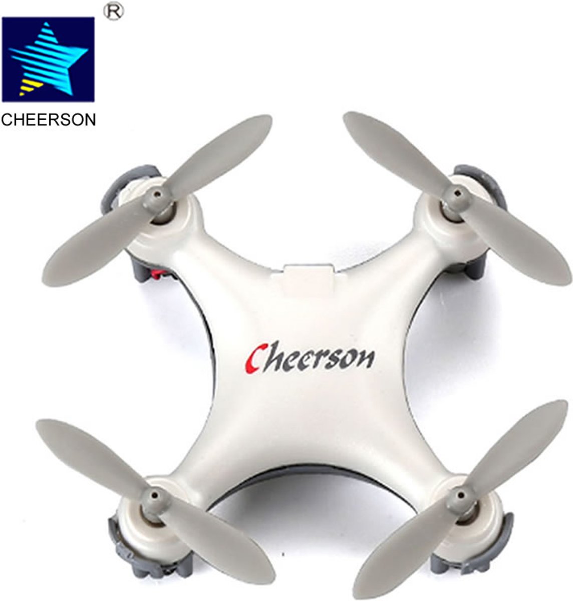 Bestuurbare Mini drone / Quadcopter - [Mat Wit] Cheerson CX10SE